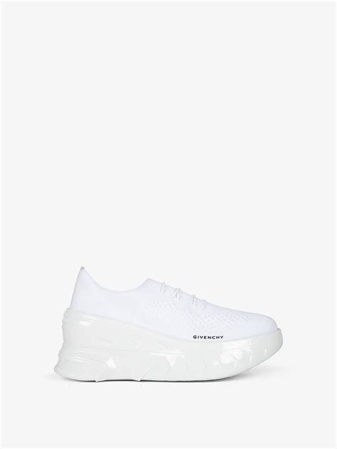 givenchy marshmallow sneakers|Marshmallow wedge sneakers in rubber and knit .